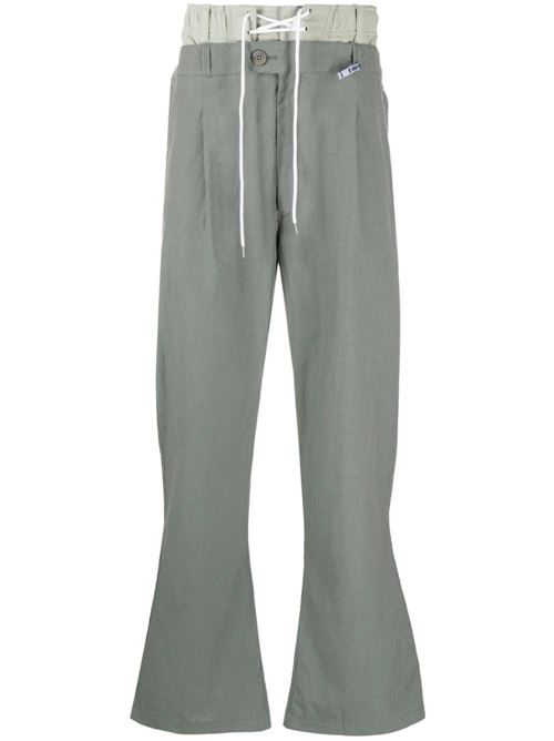 Double-Waist straight-leg trousers Mihara Yasuhiro | A10PT031KHAKI